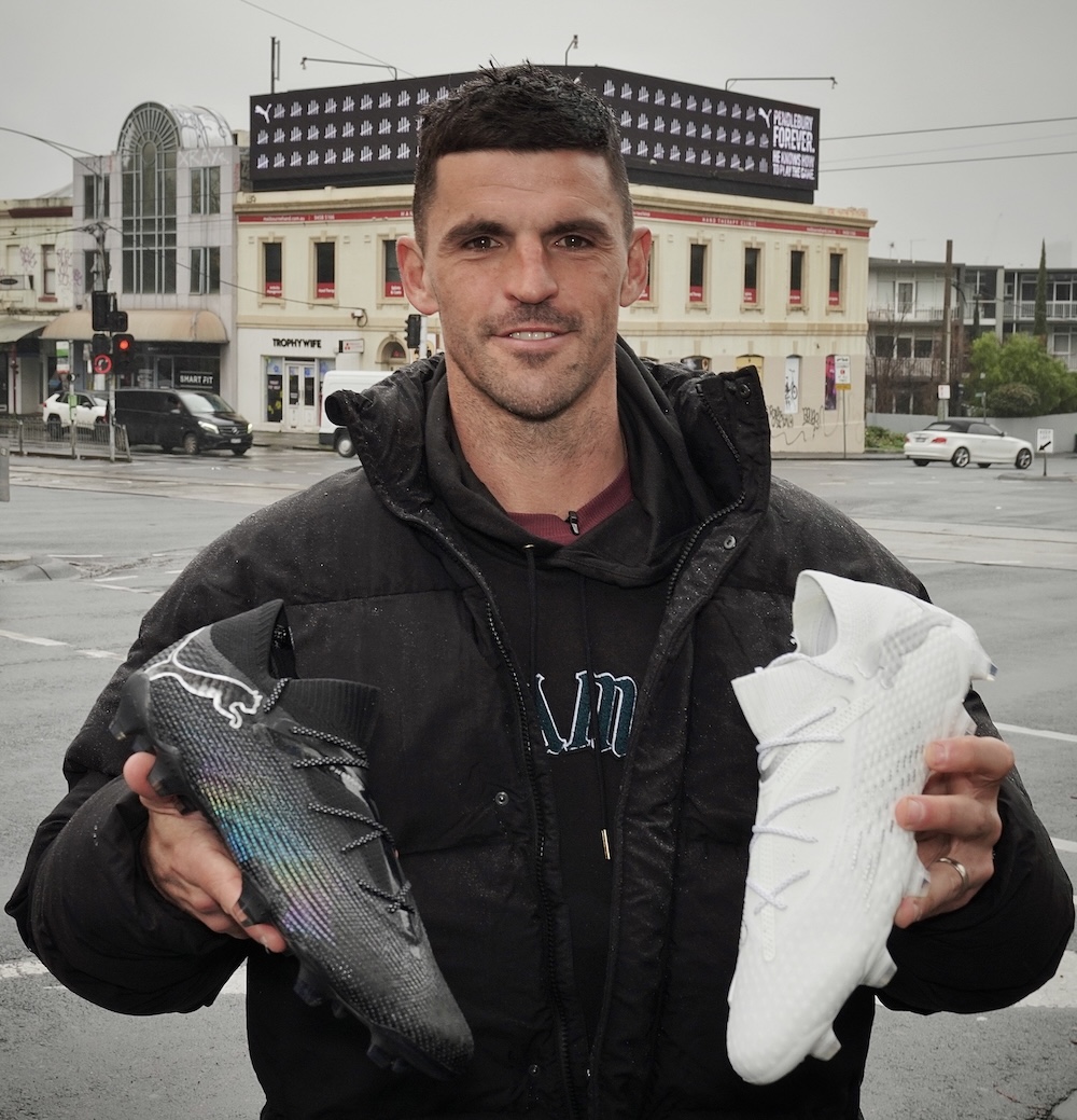 PUMA celebrates footy star Scott Pendlebury’s 400th AFL game with new billboard via Bursty